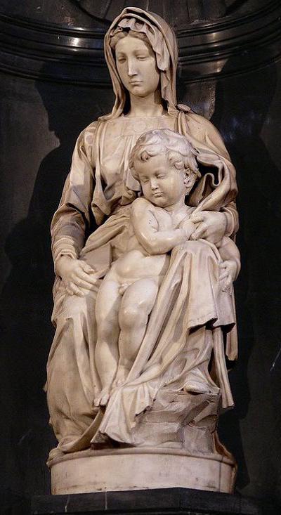 Madonna of Bruges by Michelangelo